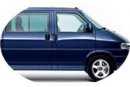 VW Transporter T4 zadní díl - výřez na topení