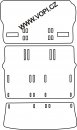 Autokoberce Citroen Evasion 1994 - 11/2002 - zadní sada