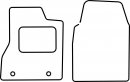 Autokoberce Citroen Jumper 2díly přední 2006-2014