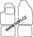 Autokoberce Fiat Panda 2003 - 01/2012