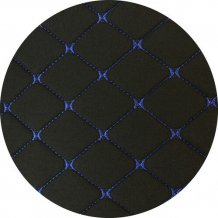 Autopotahy COMO černá/modrá 2ks