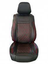 Autopotahy VIENNA černá/červená