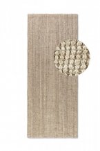 Běhoun Bouclé Jute 105973 Ivory White