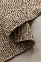 Běhoun Bouclé Jute 105975 Grey Brown