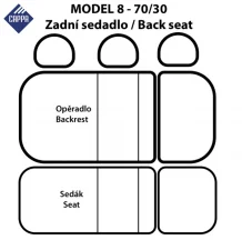 Cappa Autopotahy MITO šedá 8 – 70/30