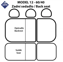 Cappa Autopotahy MITO šedá Škoda Octavia
