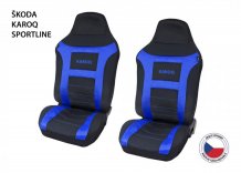 Cappa Autopotahy Perfetto EL Luxury Škoda Karoq Sportline modrá 2 ks