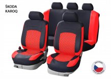 Cappa Autopotahy Perfetto HL Škoda Karoq černá/červená