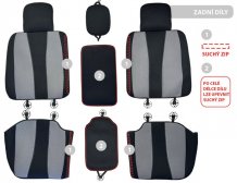 Cappa Autopotahy Perfetto TM Hyundai i20 černá/šedá