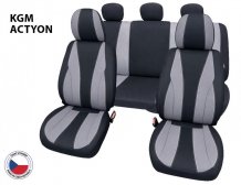 Cappa Autopotahy Perfetto TM KGM Actyon černá/šedá