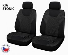 Cappa Autopotahy Perfetto ZL Kia Stonic černá/šedá 2M