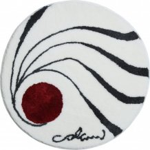 Colani 18 - Kruhová kúpeľňová predložka, biela