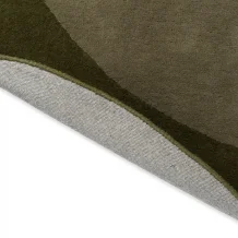 Designový vlněný koberec B&C Element moore moss 087807 Brink & Campman