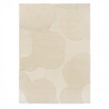 Designový vlněný koberec ISO Marimekko Unikko přírodní bílá 132301 Brink & Campman