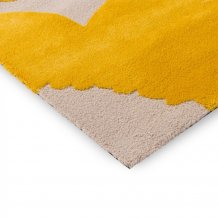 Designový vlněný koberec ISO Marimekko Unikko žlutý 132306 Brink & Campman