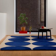 Designový vlněný koberec Marimekko Isot Kivet modrý 132508 Brink & Campman