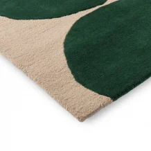 Designový vlněný koberec Marimekko Isot Kivet zelený 132507 Brink & Campman