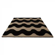 Designový vlněný koberec Marimekko Lokki  černý 133905 Brink & Campman