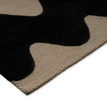 Designový vlněný koberec Marimekko Lokki  černý 133905 Brink & Campman