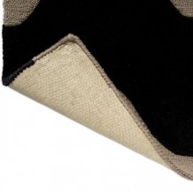 Designový vlněný koberec Marimekko Lokki  černý 133905 Brink & Campman