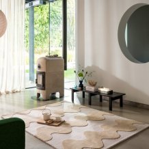 Designový vlněný koberec Marimekko Lokki smetanový 133901 Brink & Campman