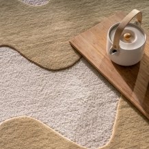 Designový vlněný koberec Marimekko Lokki smetanový 133901 Brink & Campman