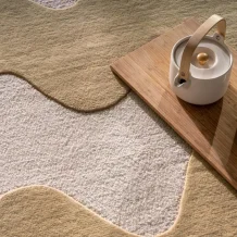 Designový vlněný koberec Marimekko Lokki smetanový 133901 Brink & Campman