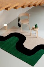 Designový vlněný koberec Marimekko Seireeni zelený 132707 Brink & Campman