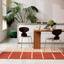 Designový vlněný koberec Marimekko Tiibet cihlový 132803 Brink & Campman