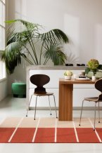 Designový vlněný koberec Marimekko Tiibet cihlový 132803 Brink & Campman