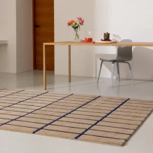 Designový vlněný koberec Marimekko Tiiliskivi béžový 132908 Brink & Campman