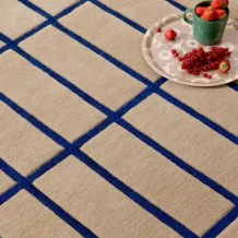 Designový vlněný koberec Marimekko Tiiliskivi béžový 132908 Brink & Campman