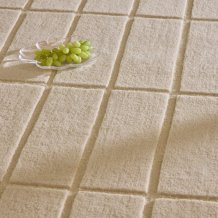 Designový vlněný koberec Marimekko Tiiliskivi bílý 132901  Brink & Campman