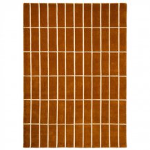 Designový vlněný koberec Marimekko Tiiliskivi hnědý 132905 Brink & Campman