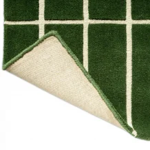 Designový vlněný koberec Marimekko Tiiliskivi zelený 132907  Brink & Campman