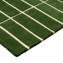 Designový vlněný koberec Marimekko Tiiliskivi zelený 132907  Brink & Campman