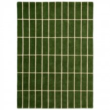 Designový vlněný koberec Marimekko Tiiliskivi zelený 132907  Brink & Campman