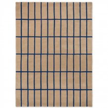 Designový vlněný koberec Marimekko Tiliskivi béžovo modrý 132908 Brink & Campman
