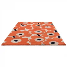 Designový vlněný koberec Marimekko Unikko oranžový 132403 Brink & Campman