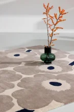 Designový vlněný koberec Marimekko Unikko šedý 132401 Brink & Campman