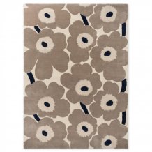 Designový vlněný koberec Marimekko Unikko šedý 132211 Brink & Campman