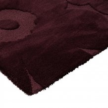 Designový vlněný koberec Marimekko Unikko vínový Brink & Campman