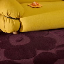 Designový vlněný koberec Marimekko Unikko vínový Brink & Campman