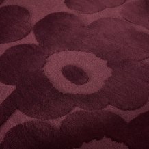 Designový vlněný koberec Marimekko Unikko vínový Brink & Campman