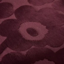 Designový vlněný koberec Marimekko Unikko vínový Brink & Campman