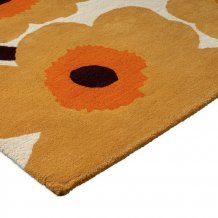 Designový vlněný koberec Marimekko Unikko žlutý 132406 Brink & Campman