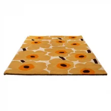 Designový vlněný koberec Marimekko Unikko žlutý 132406 Brink & Campman