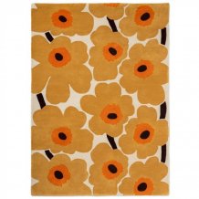 Designový vlněný koberec Marimekko Unikko žlutý 132406 Brink & Campman