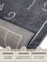 Dětský koberec Adventures 105949 Darkgrey