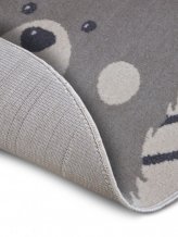 Dětský koberec Adventures 105964 Cream Grey kruh